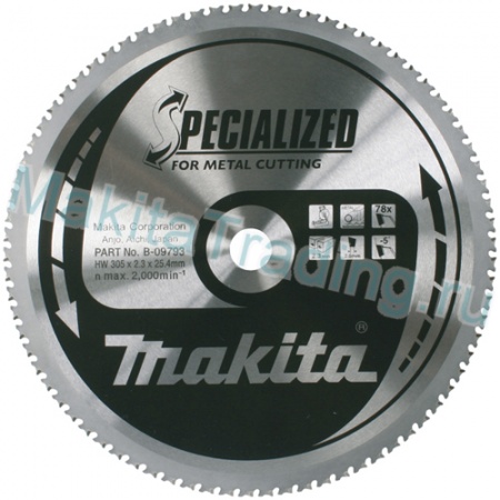 Пильный диск Макита по металлу 185x30x1.45х36T (B-29359): купить в интернет-магазине MAKITA Trading